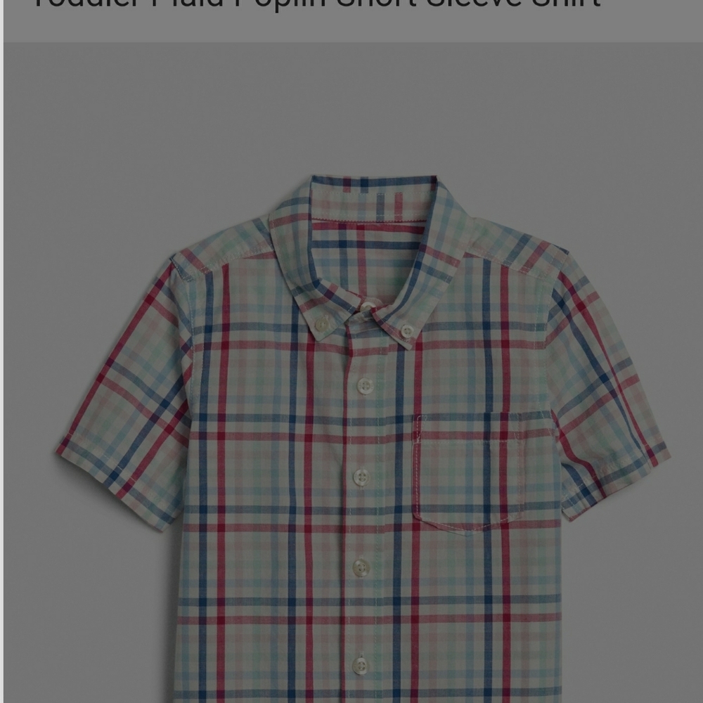 Boys plaid shirt 3T